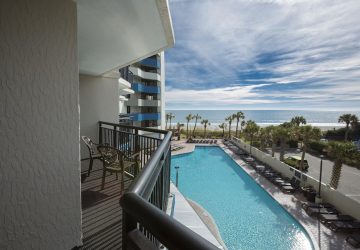 Ocean Reef South Tower Three Bedroom Angle Oceanfront Condo Balcony